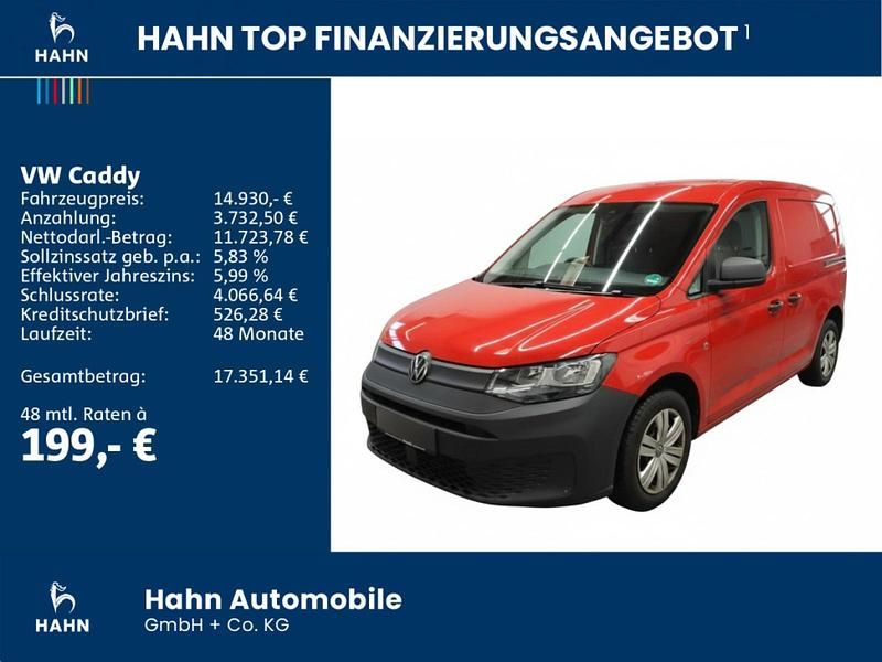 Usata VW Caddy 75 CV (55 kW) 2021 Rosso Monovolume