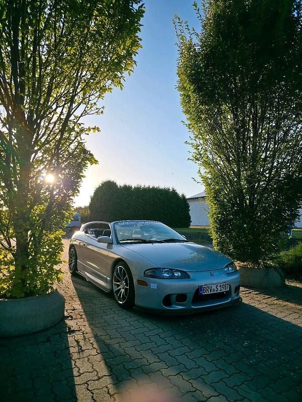 Silber Gebraucht 1998 Mitsubishi Eclipse Cabrio | 9.999 € (Superpreis) - Bild 1/4
