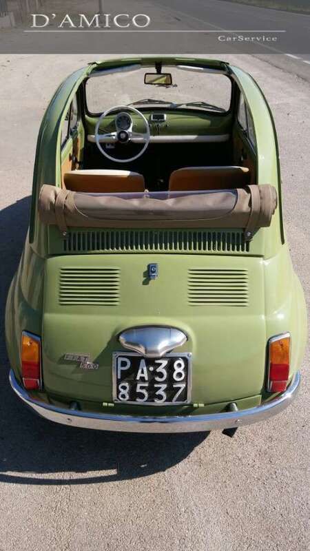 Grün Gebraucht 1968 Fiat 500C Cabrio | 14.900 € - Bild 1/4
