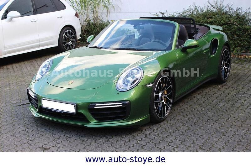 Gebraucht Porsche 911 Turbo S Cabriolet 581 PS (427 kW) 2016 Grün Cabrio