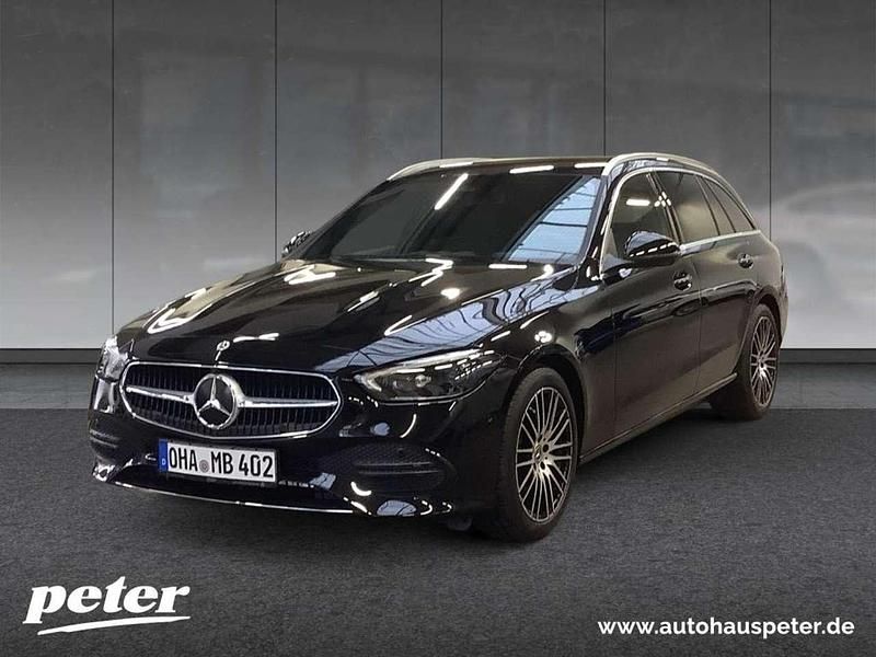 Metalliclack obsidianschwarz Gebraucht 2024 Mercedes C220 Avantgarde Kombi | 52.810 € - Bild 1/3