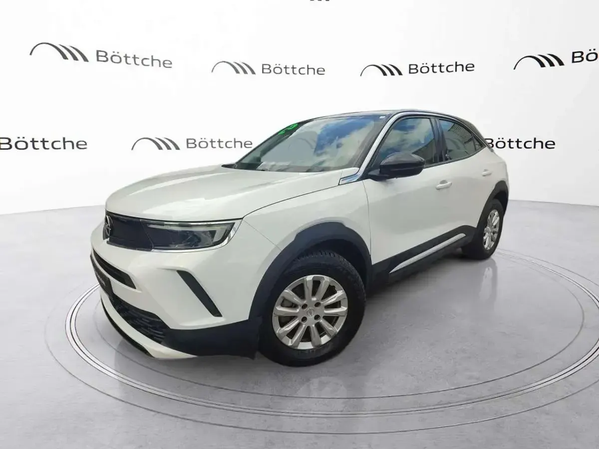 Gebraucht Opel Mokka-e Edition 100 kW (136 PS) 2021 Jade weiss/arktis weiss SUV