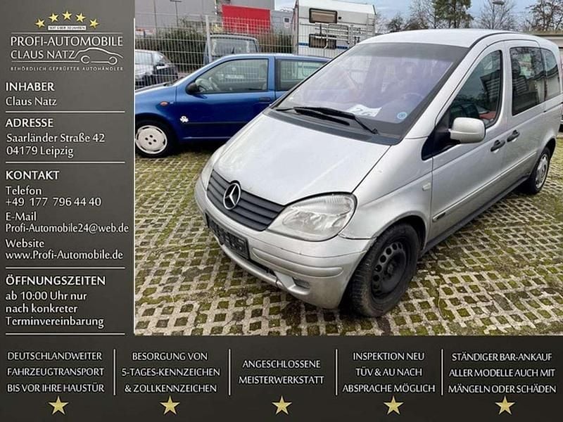 Silber Gebraucht 2003 Mercedes Vaneo Van / Kleinbus | 399 € (Superpreis) - Bild 1/4