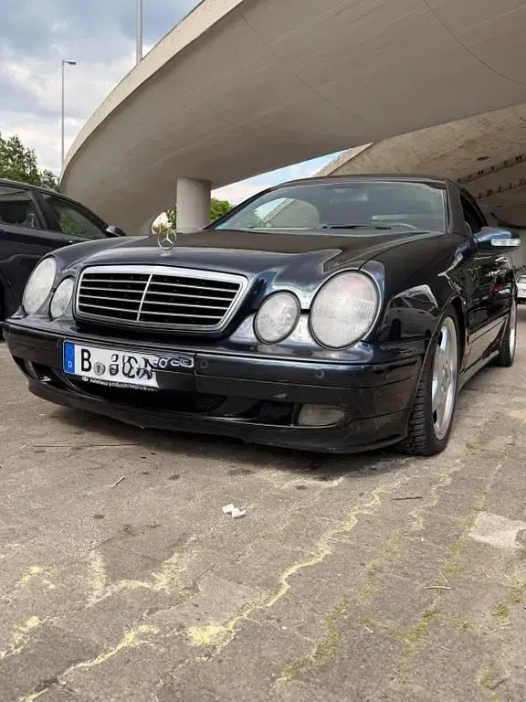 Używany Mercedes CLK230 Elegance 193 KM (141 kW) 2000 Niebieski Kabriolet