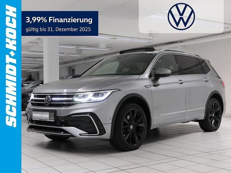Silber Gebraucht 2022 VW Tiguan Allspace R-line SUV | 40.350 € (Etwas zu teuer) - Bild 1/4