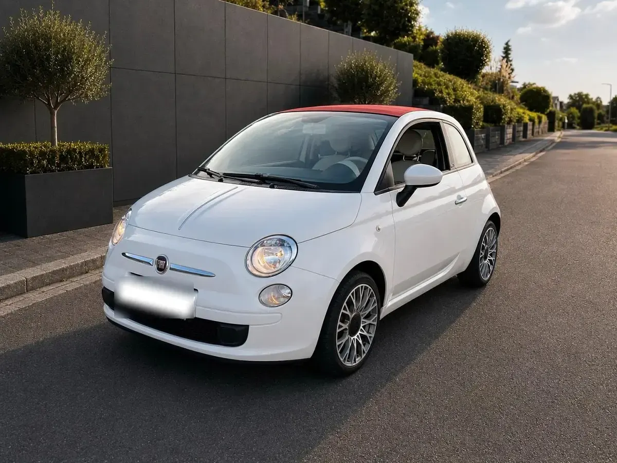 Gebraucht Fiat 500 69 PS (50 kW) 2014 Weiß Cabrio