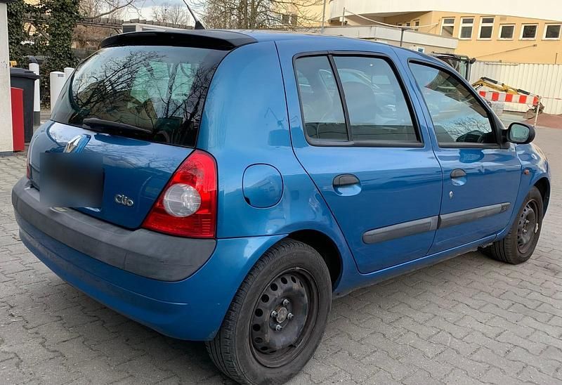Gebraucht Renault Clio II 55 PS (40 kW) 2002 Blau Kleinwagen