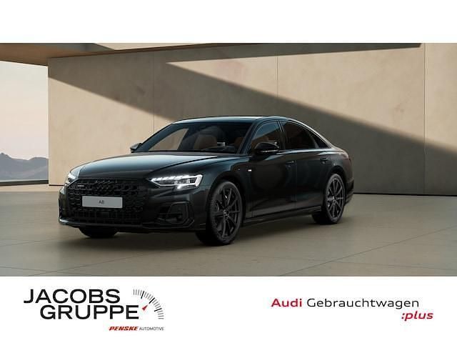 Mythosschwarz metallic Gebraucht 2023 Audi A8 Ambiente Limousine | 84.980 € (Etwas zu teuer) - Bild 1/4