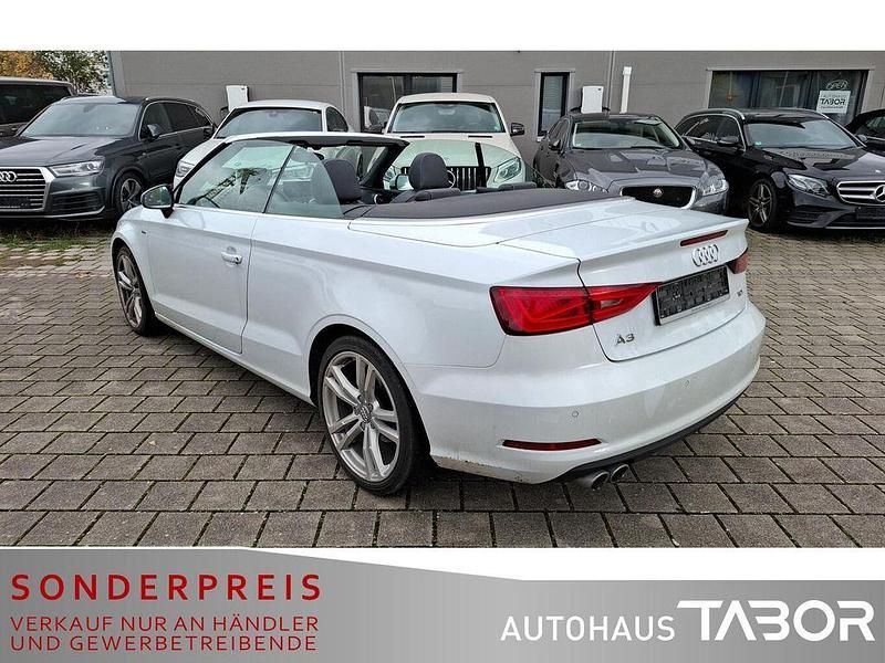 Gebraucht Audi A3 Cabriolet S-Line 150 PS (110 kW) 2014 Gletscherweiß metallic Cabrio
