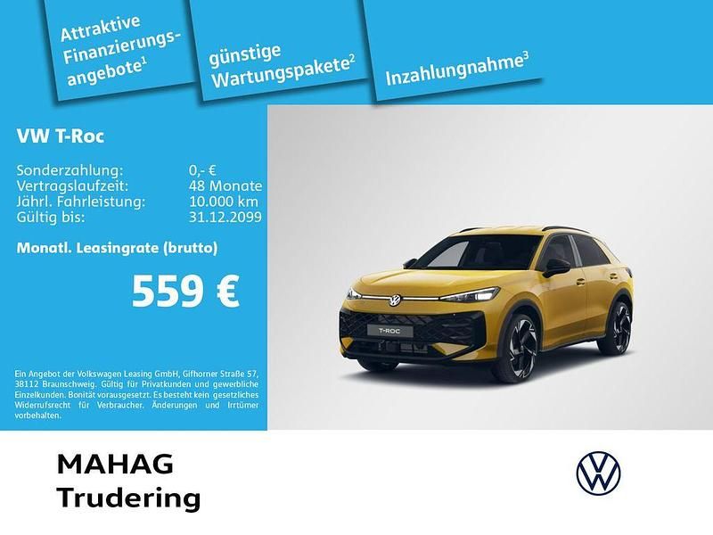 Gelb Gebraucht 2025 VW T-Roc R-line SUV | 41.900 € (Etwas zu teuer) - Bild 1/2