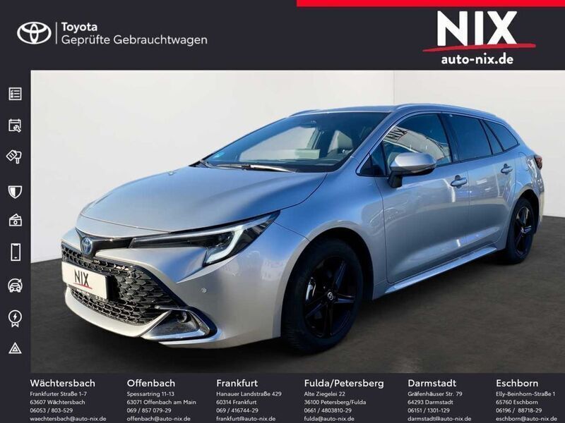 Shimmering silver Gebraucht 2024 Toyota Corolla Basis Kombi | 31.900 € (Teuer) - Bild 1/4