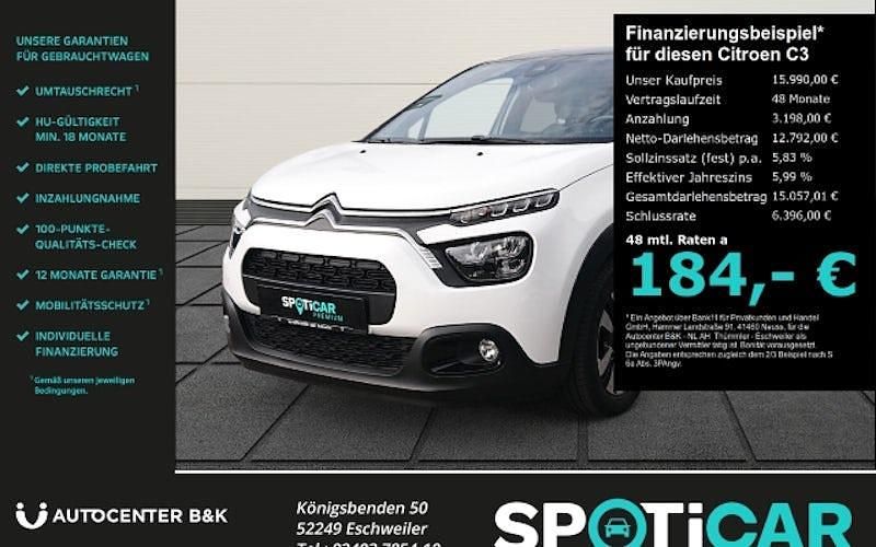 Gebraucht Citroën C3 PureTech 83 PS (61 kW) 2024 Weiß Limousine