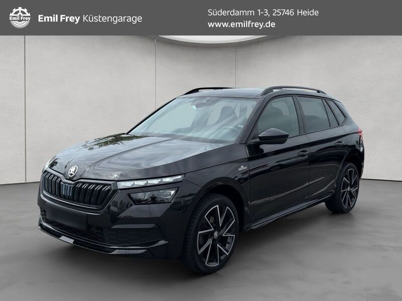 Schwarzmagic perleffekt Gebraucht 2021 Skoda Kamiq Monte Carlo SUV | 23.990 € (Fairer Preis) - Bild 1/4
