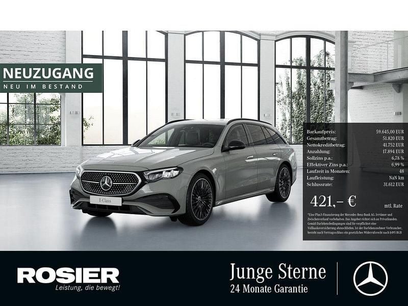 Gebraucht Mercedes E300 AMG 197 PS (144 kW) 2025 Grau / manufaktur alpingrau Kombi