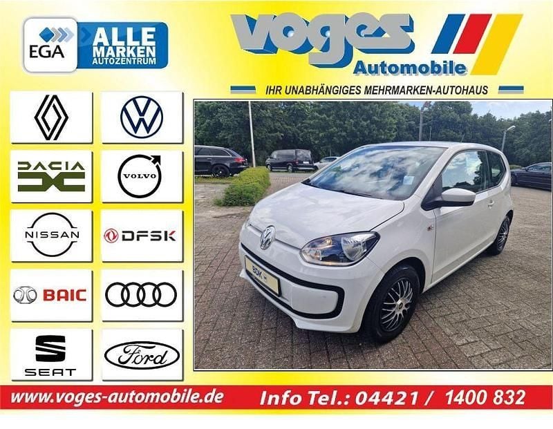 Weiß Gebraucht 2013 VW up! move up! Kleinwagen | 5.900 € (Teuer) - Bild 1/4