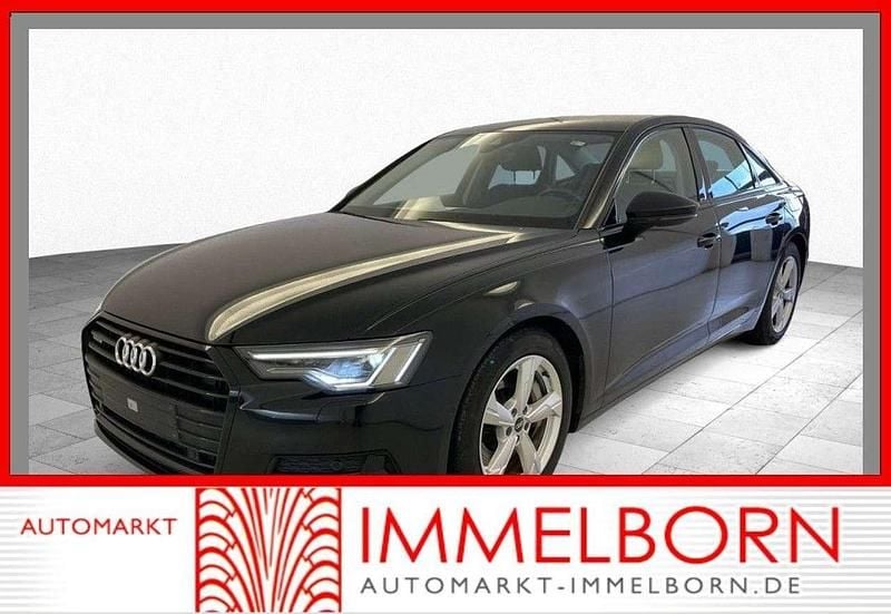 Brillantschwarz Gebraucht 2021 Audi A6 Sport Limousine | 31.950 € (Superpreis) - Bild 1/3