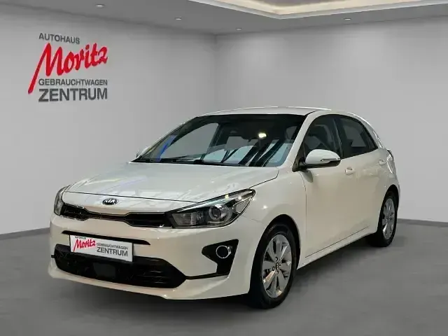 Gebraucht Kia Rio Vision 101 PS (74 kW) 2021 Ud) schneeweiss (weiss Limousine