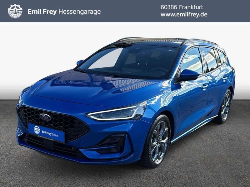 Desert island blue metallic Gebraucht 2023 Ford Focus ST-Line Kombi | 23.750 € (Guter Preis) - Bild 1/4