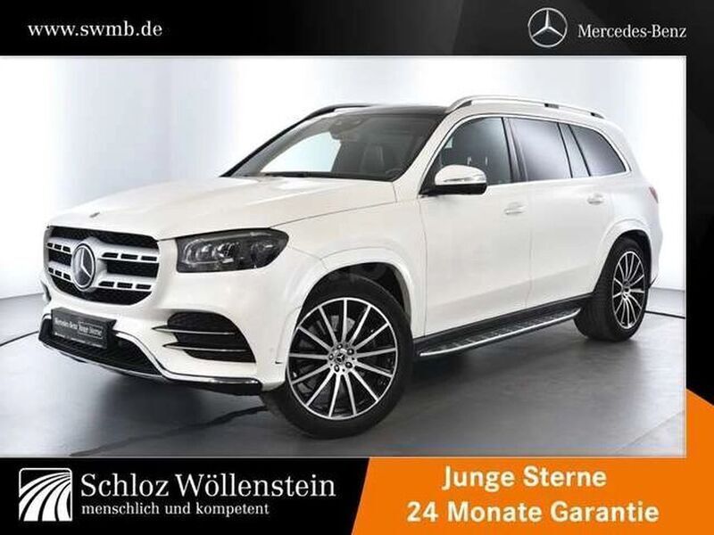 Weiss Gebraucht 2022 Mercedes GLS400 AMG SUV | 102.517 € - Bild 1/4