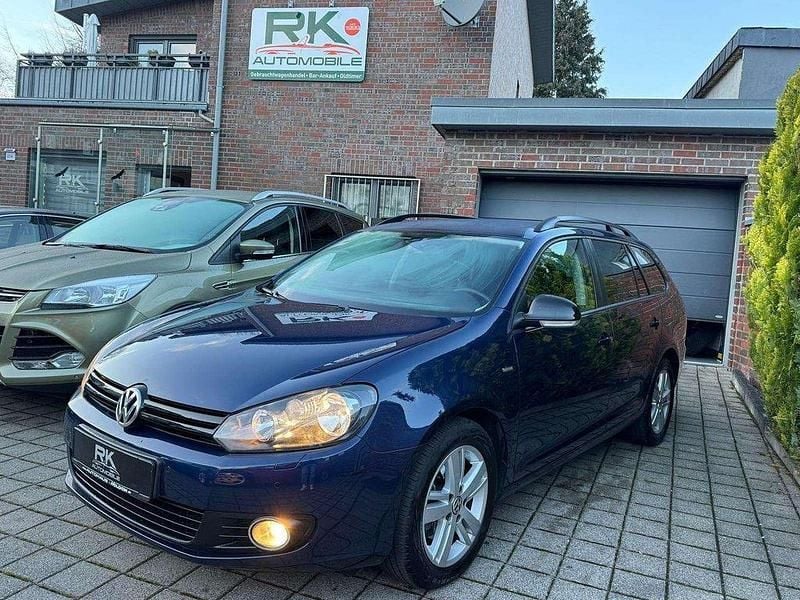 Tempest blue metallic Gebraucht 2013 VW Golf VII Match Kombi | 5.950 € (Superpreis) - Bild 1/4