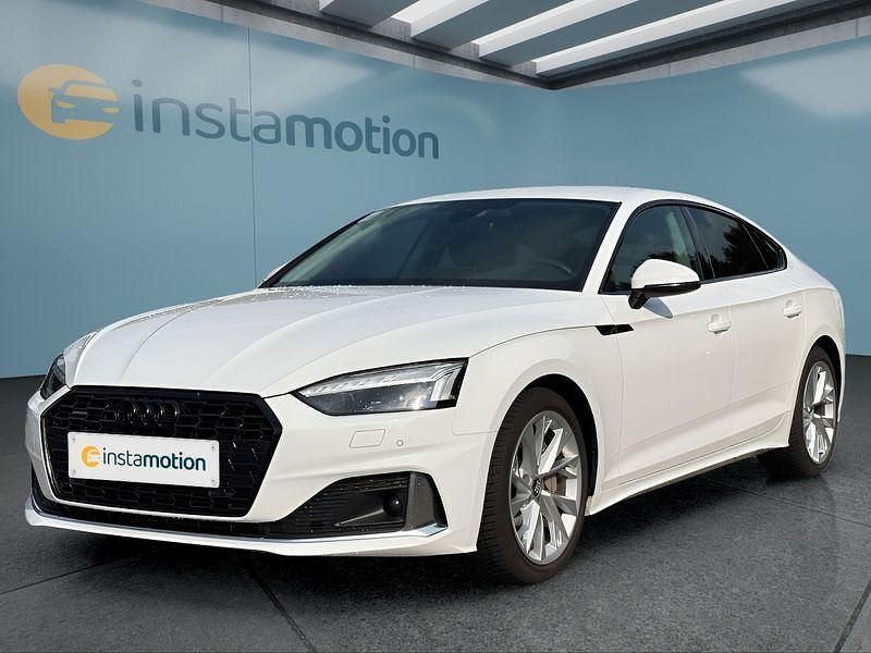 Weiß Gebraucht 2020 Audi A5 Sportback Limousine | 32.249 € (Guter Preis) - Bild 1/4
