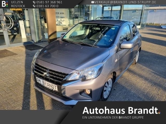 M) (grau Gebraucht 2022 Mitsubishi Space Star Select+ Kleinwagen | 14.090 € (Etwas zu teuer) - Bild 1/4