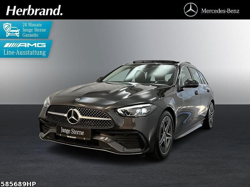 Metalliclack graphitgrau Gebraucht 2024 Mercedes C300 AMG Kombi | 44.990 € (Fairer Preis) - Bild 1/4