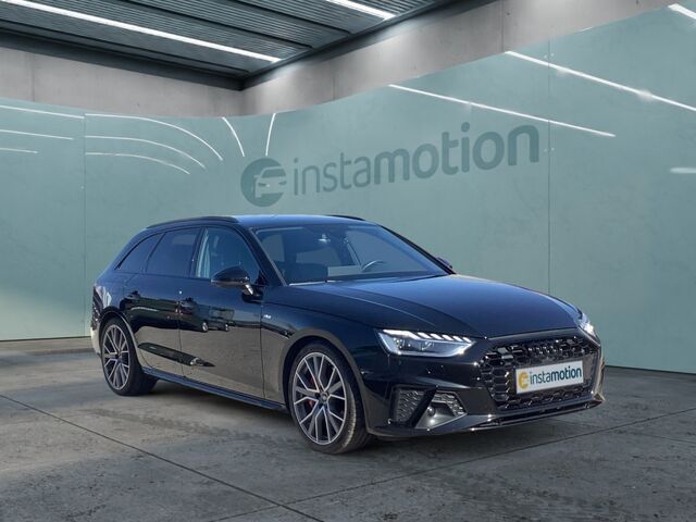 Schwarz Gebraucht 2023 Audi A4 S-Line Kombi | 48.890 € - Bild 1/2