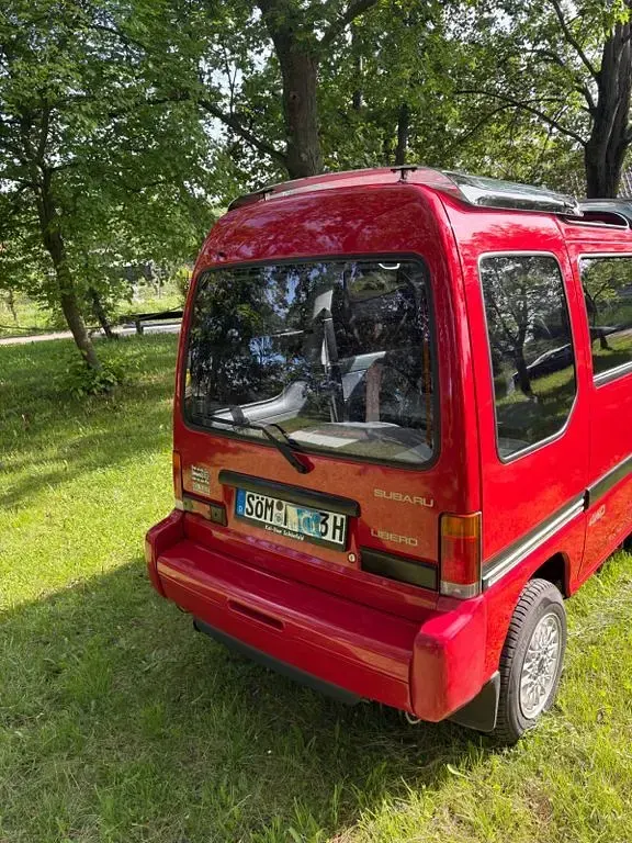 Gebraucht Subaru Libero 54 PS (39 kW) 1994 Rot Van / Kleinbus