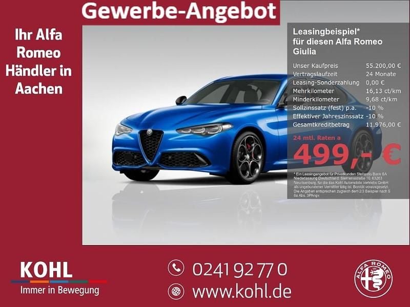 Blau Neu 2025 Alfa Romeo Giulia Veloce Limousine | 55.200 € (Guter Preis) - Bild 1/4