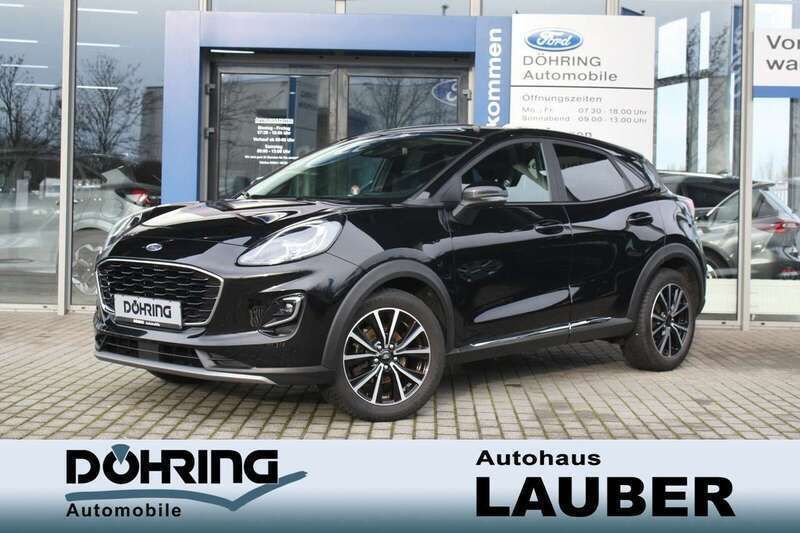 Obsidianschwarz Gebraucht 2021 Ford Puma Titanium SUV | 15.295 € (Guter Preis) - Bild 1/1