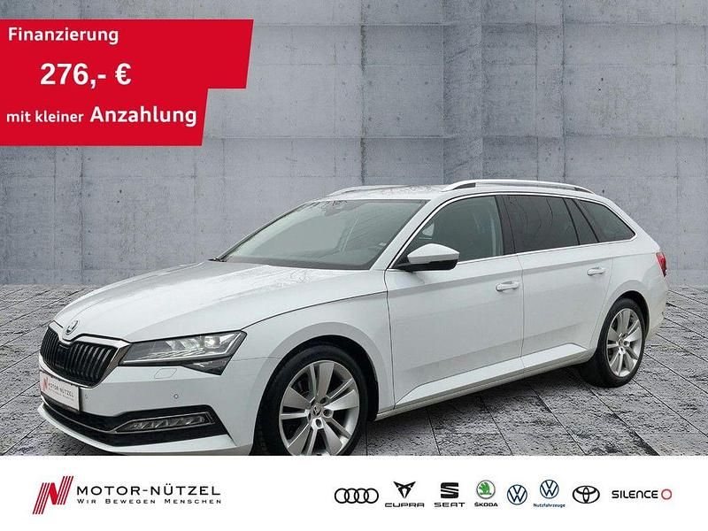Weiß Gebraucht 2022 Skoda Superb Style Kombi | 22.430 € (Fairer Preis) - Bild 1/4