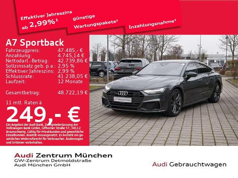 Daytonagrau perleffekt Gebraucht 2023 Audi A7 S-Line Limousine | 47.485 € (Fairer Preis) - Bild 1/1