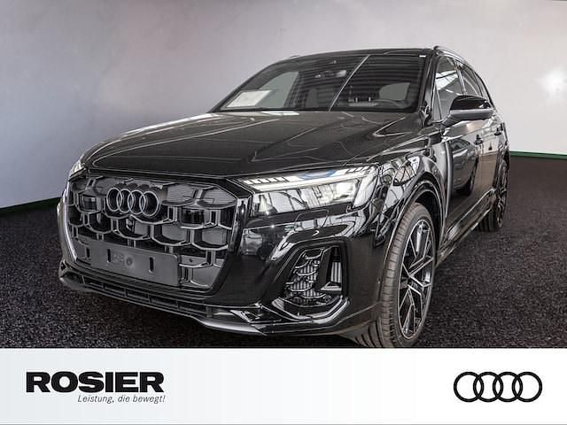 Mythosschwarz metallic Gebraucht 2025 Audi Q7 S-Line SUV | 97.910 € - Bild 1/4