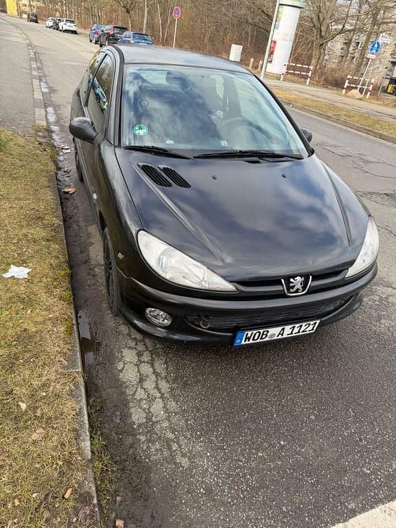 Schwarz Gebraucht 2000 Peugeot 206 | 1.100 € (Fairer Preis) - Bild 1/4