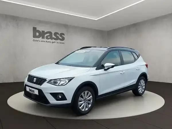 Nevada weiss Gebraucht 2021 Seat Arona Beats SUV | 15.950 € (Fairer Preis) - Bild 1/4