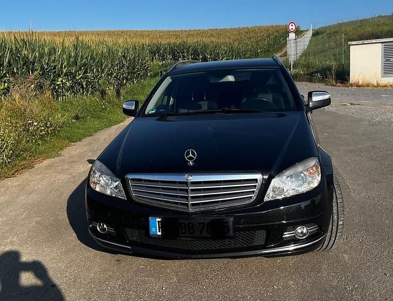 Schwarz Gebraucht 2008 Mercedes C180 Avantgarde Kombi | 7.200 € (Fairer Preis) - Bild 1/4