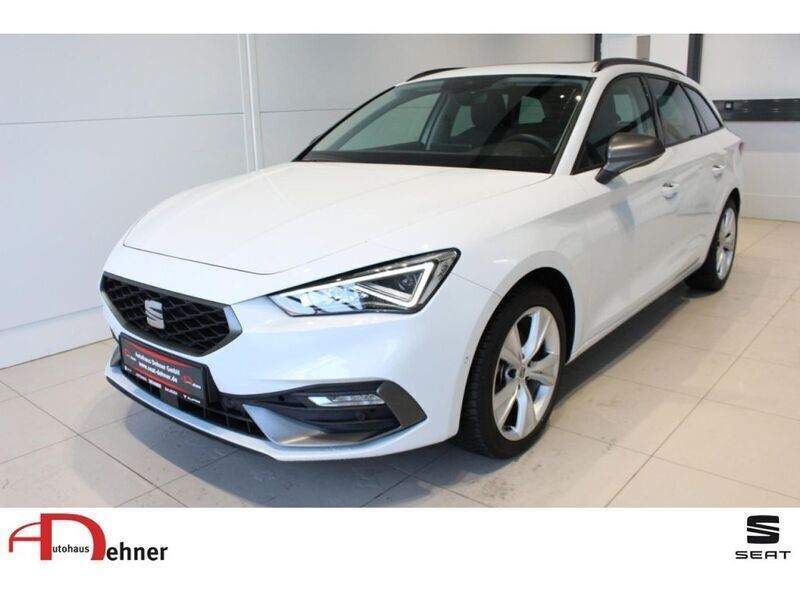 Nevada weiß (metallic) Gebraucht 2024 Seat Leon FR Kombi | 31.480 € (Etwas zu teuer) - Bild 1/4