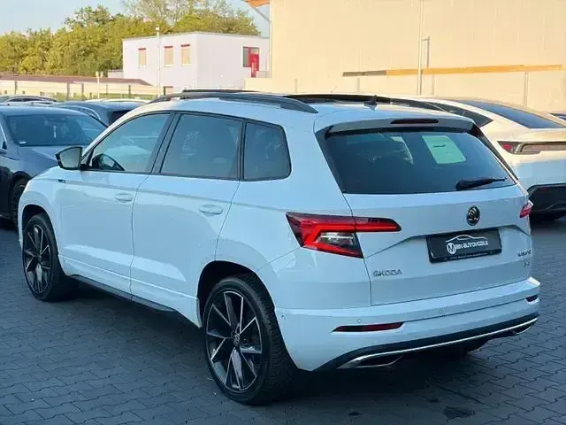 Gebraucht Skoda Karoq SportLine 190 PS (139 kW) 2019 Weiß SUV