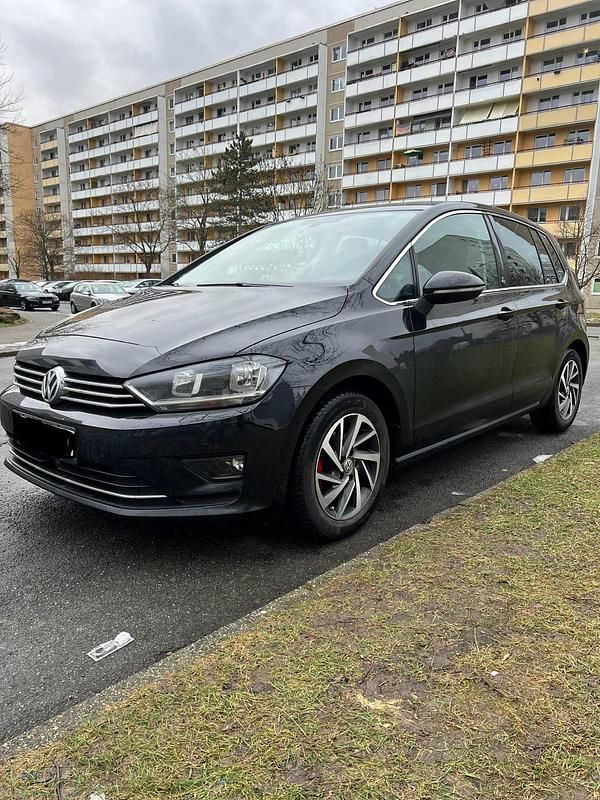 Schwarz Gebraucht 2017 VW Golf Sportsvan Van / Kleinbus | 12.499 € (Fairer Preis) - Bild 1/4