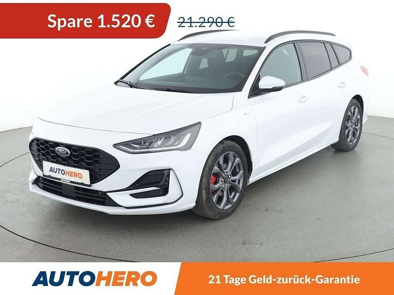Weiß Gebraucht 2022 Ford Focus ST-Line X Kombi | 19.770 € (Guter Preis) - Bild 1/3