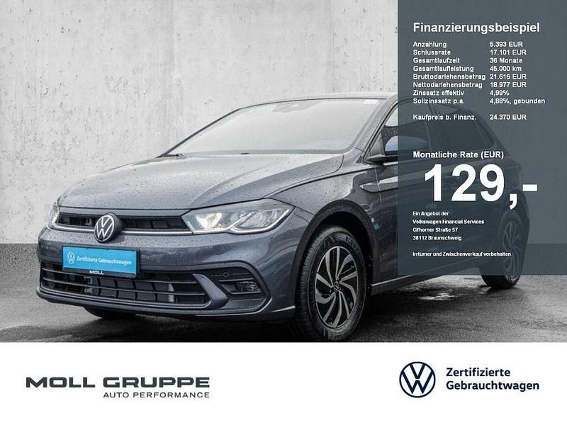 Rauchgrau metallic Neu 2025 VW Polo Life Kleinwagen | 24.370 € (Guter Preis) - Bild 1/4