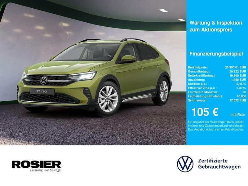 Gebraucht VW Taigo Life 116 PS (85 kW) 2024 Grün / visual green SUV
