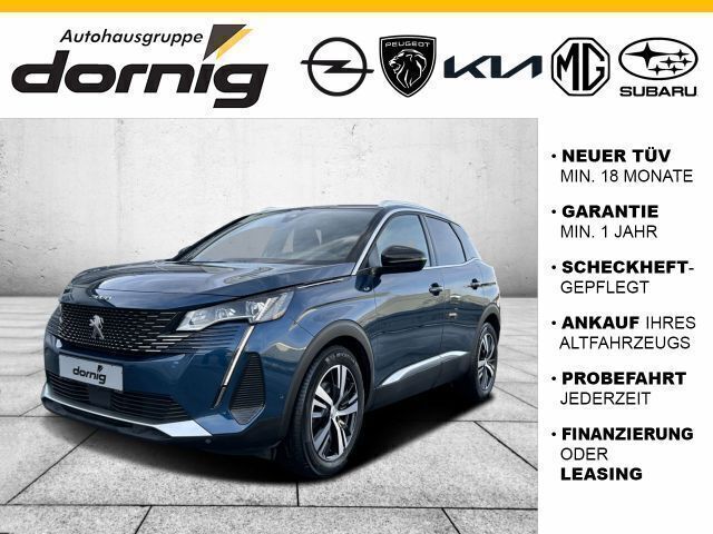 Blau Gebraucht 2022 Peugeot 3008 GT SUV | 28.390 € (Etwas zu teuer) - Bild 1/3