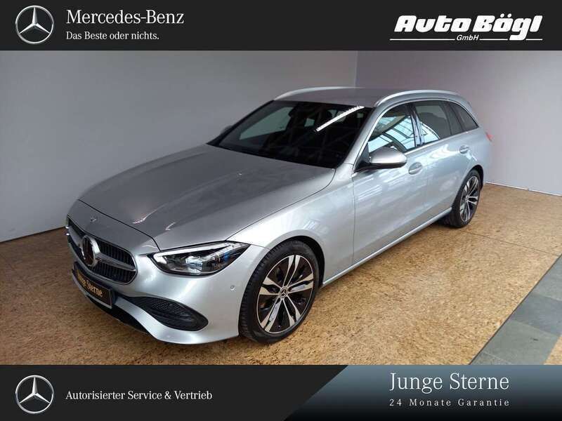 Lack hightechsilber (metallic) Gebraucht 2023 Mercedes C200 Avantgarde Kombi | 38.700 € (Fairer Preis) - Bild 1/4