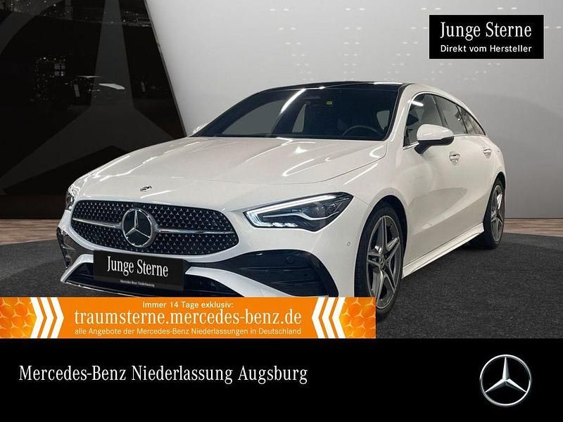 Weiß Gebraucht 2024 Mercedes CLA200 Shooting Brake AMG Kombi | 31.990 € - Bild 1/3