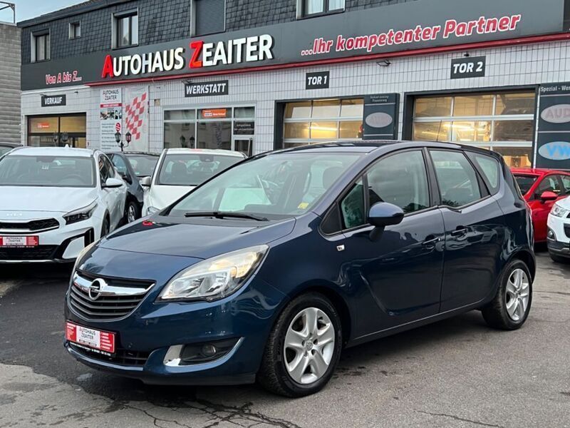 Blau Gebraucht 2014 Opel Meriva Edition Van / Kleinbus | 4.250 € (Fairer Preis) - Bild 1/4