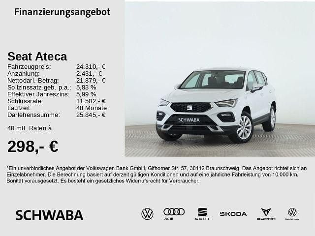 Weiß Gebraucht 2022 Seat Ateca Style SUV | 27.390 € (Fairer Preis) - Bild 1/4