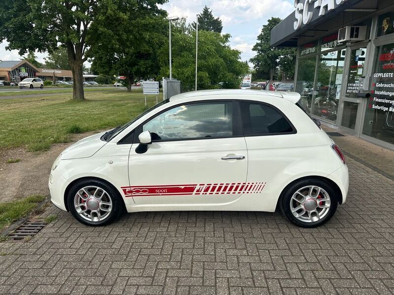 Gebraucht Fiat 500 Sport 101 PS (74 kW) 2010 Weiß Kleinwagen