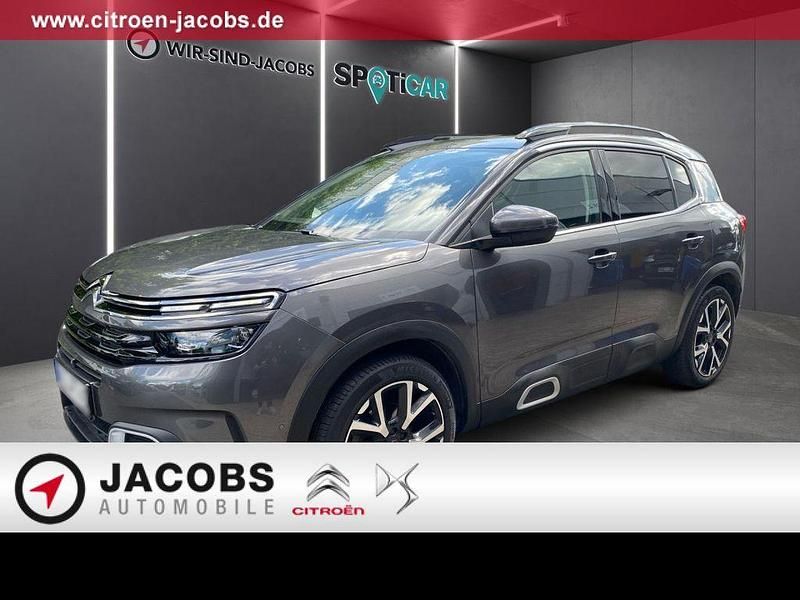 Platinum grau (metallic) Gebraucht 2021 Citroën C5 Aircross Shine SUV | 18.960 € (Guter Preis) - Bild 1/4